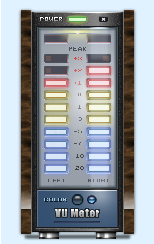 vu meter digital vertical